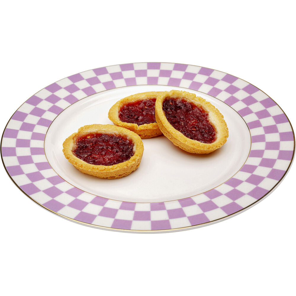 Plate Harlequin Purple 21cm (4/Set)