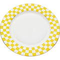 Plate Harlequin Yellow 27cm (6/Set)