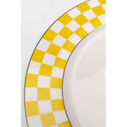Plate Harlequin Yellow 27cm (6/Set)