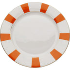 Plate Harlequin Orange 27cm (6/Set)