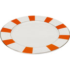 Plate Harlequin Orange 27cm (6/Set)