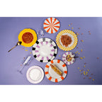Plate Deep Harlequin Purple 23cm (6/Set)