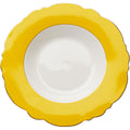 Plate Deep Harlequin Yellow 23cm (6/Set)