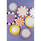 Plate Deep Harlequin Yellow 23cm (6/Set)