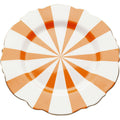 Plate Harlequin Orange 22cm  (6/Set)