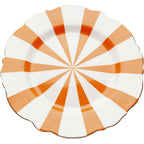 Plate Harlequin Orange 22cm  (6/Set)