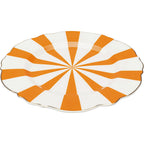 Plate Harlequin Orange 22cm  (6/Set)