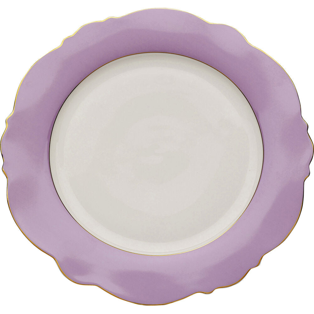 Plate Harlequin Purple 27cm  (6/Set)