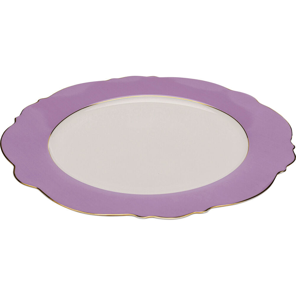 Plate Harlequin Purple 27cm  (6/Set)