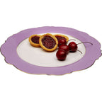 Plate Harlequin Purple 27cm  (6/Set)