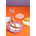 Plate Harlequin Purple 27cm  (6/Set)