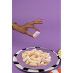 Plate Harlequin Purple 27cm  (6/Set)