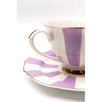 Coffee Cup Harlequin Purple (4/set)