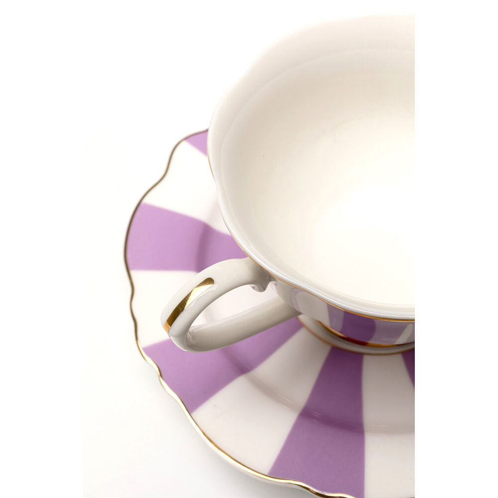 Coffee Cup Harlequin Purple (4/set)