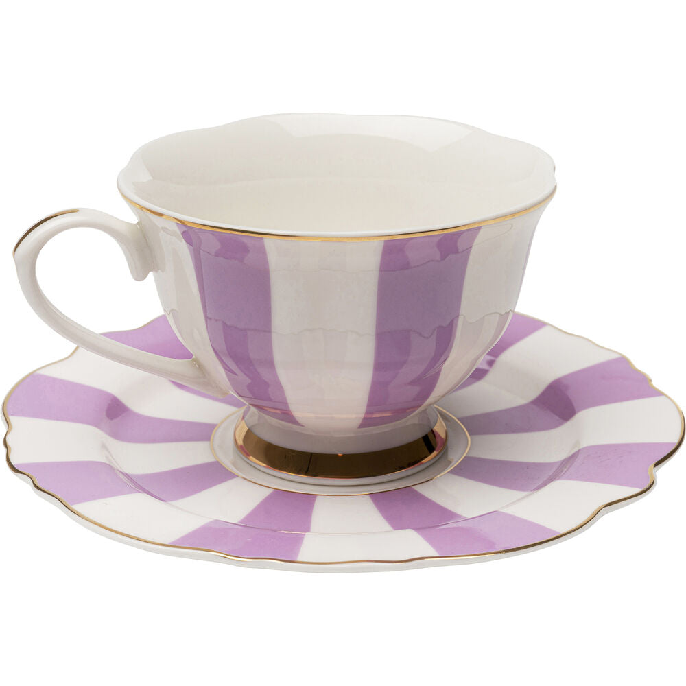Coffee Cup Harlequin Purple (4/set)