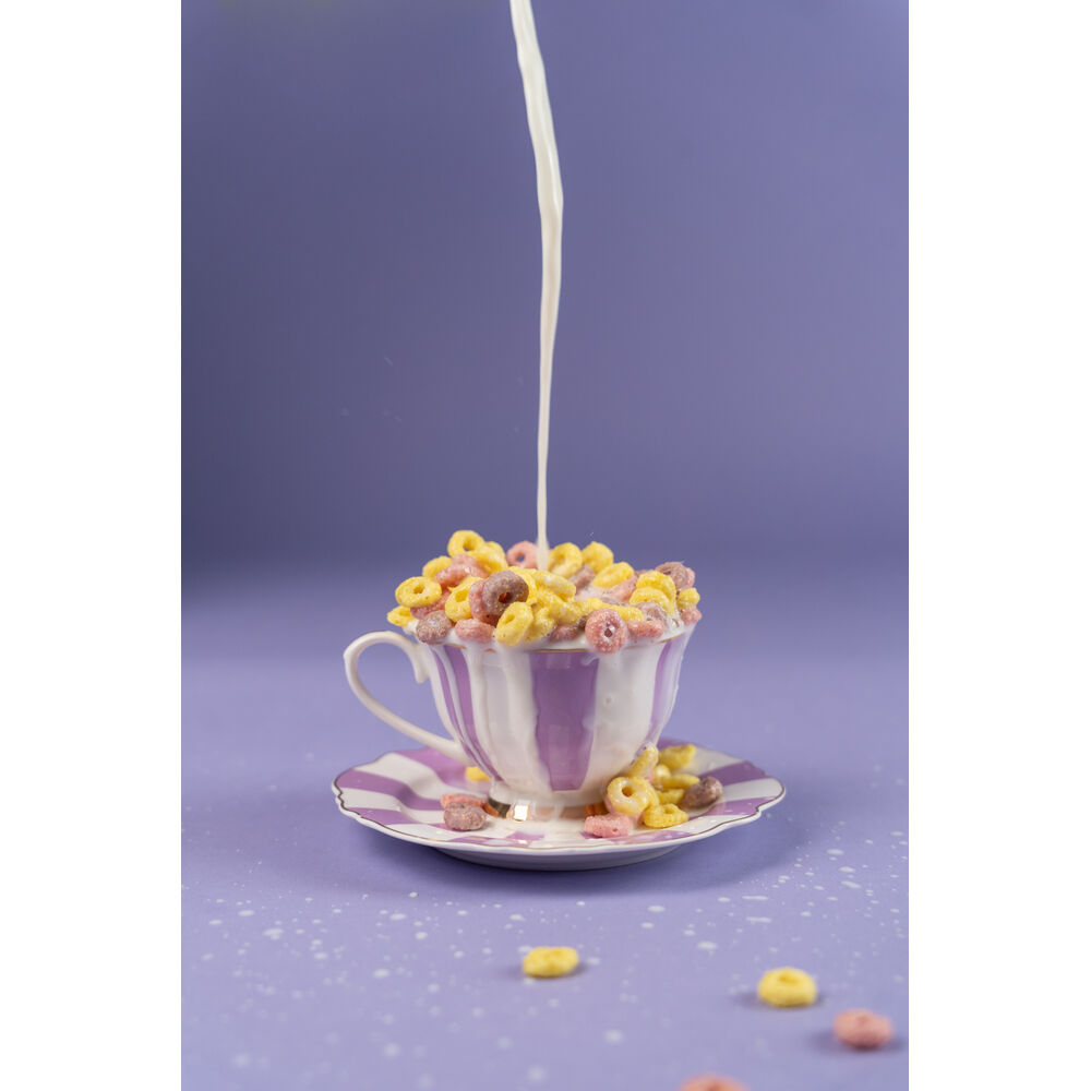 Coffee Cup Harlequin Purple (4/set)