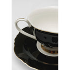 Coffee Cup Harlequin Black (4/set)