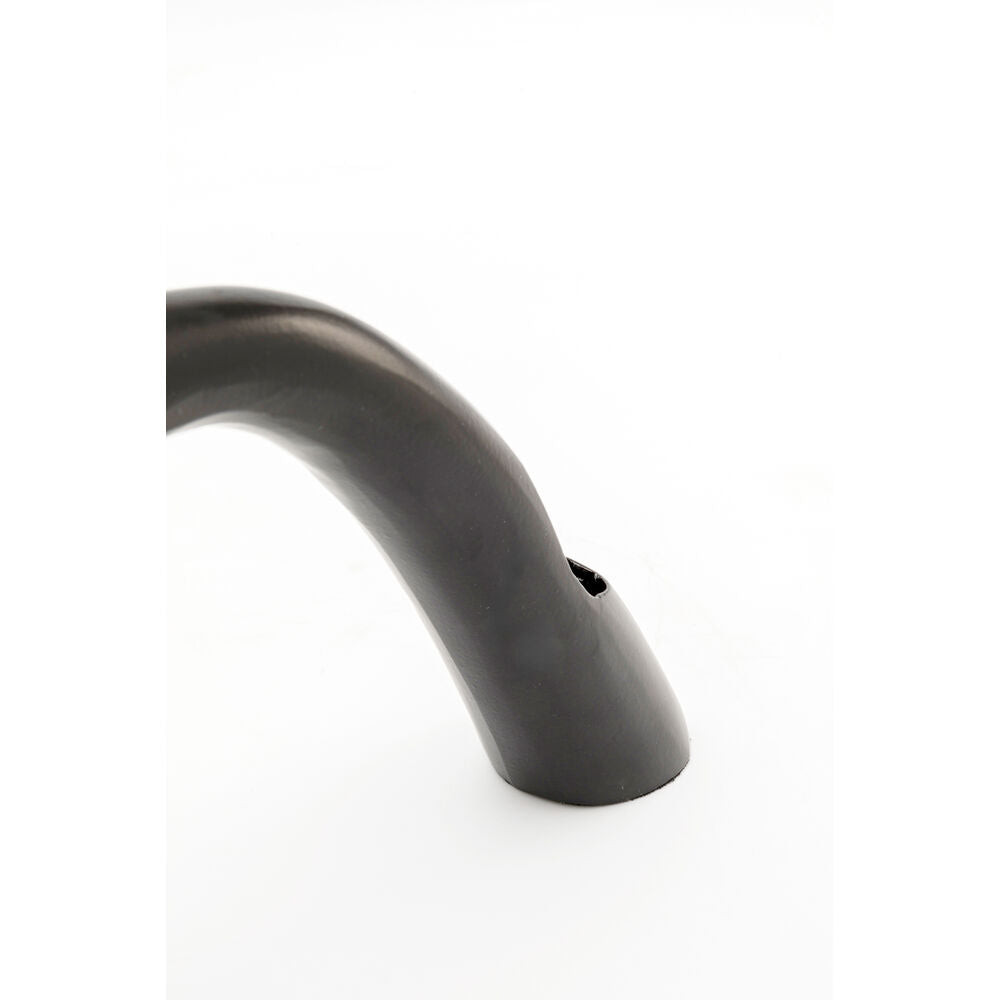 Candle Holder Bow Duo Black 13cm
