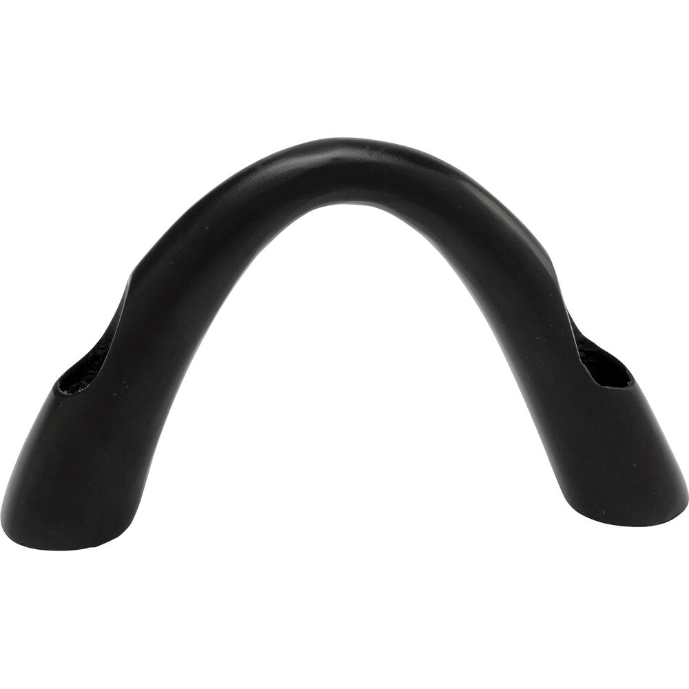 Candle Holder Bow Duo Black 13cm