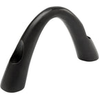 Candle Holder Bow Duo Black 13cm