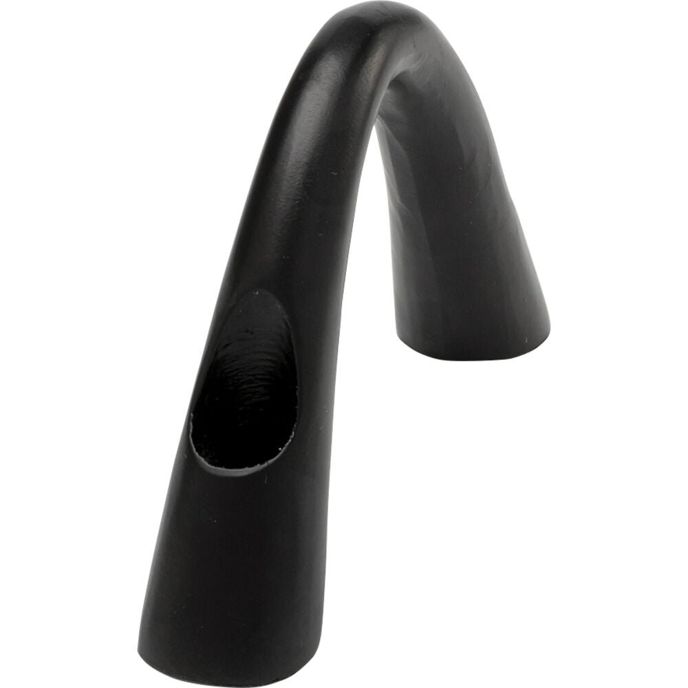 Candle Holder Bow Duo Black 13cm