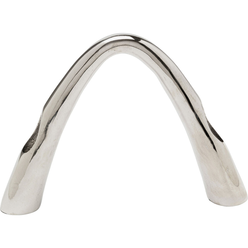 Candle Holder Bow Duo Chrome 21cm