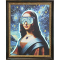 Framed Picture LED Art Lady 80x100cm