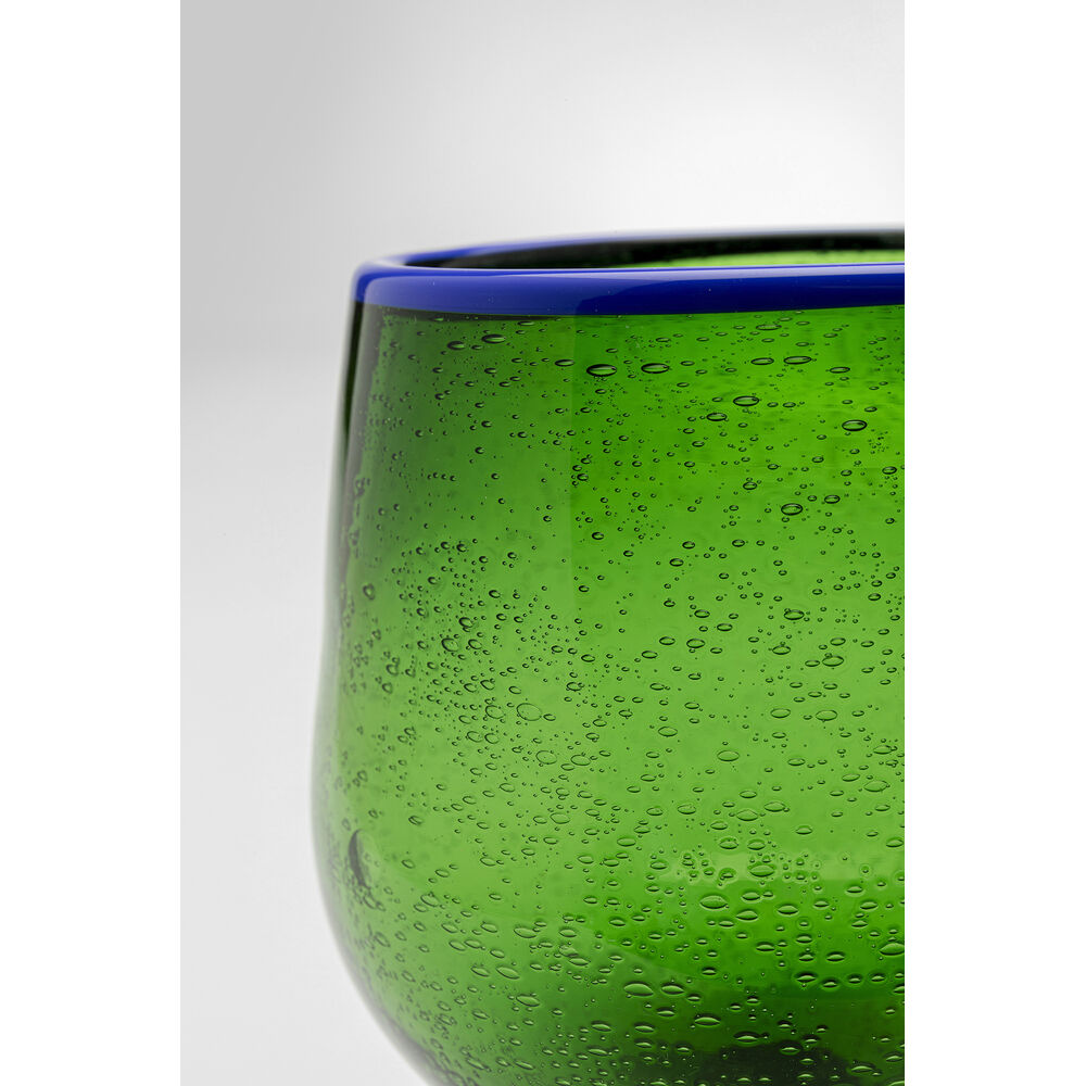 Wine Glass Bubbles Green (4/Set)