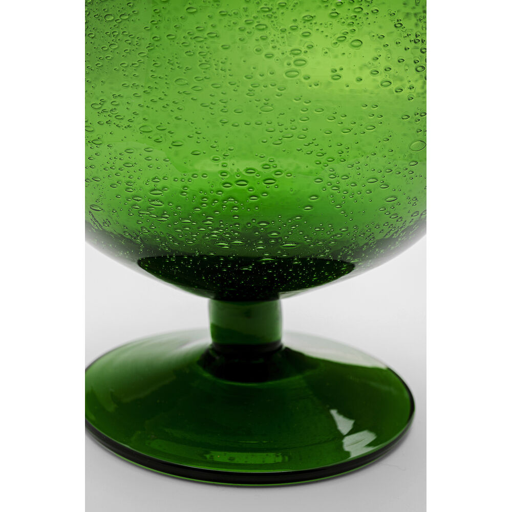 Wine Glass Bubbles Green (4/Set)