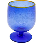 Wine Glass Bubbles Blue (4/Set)