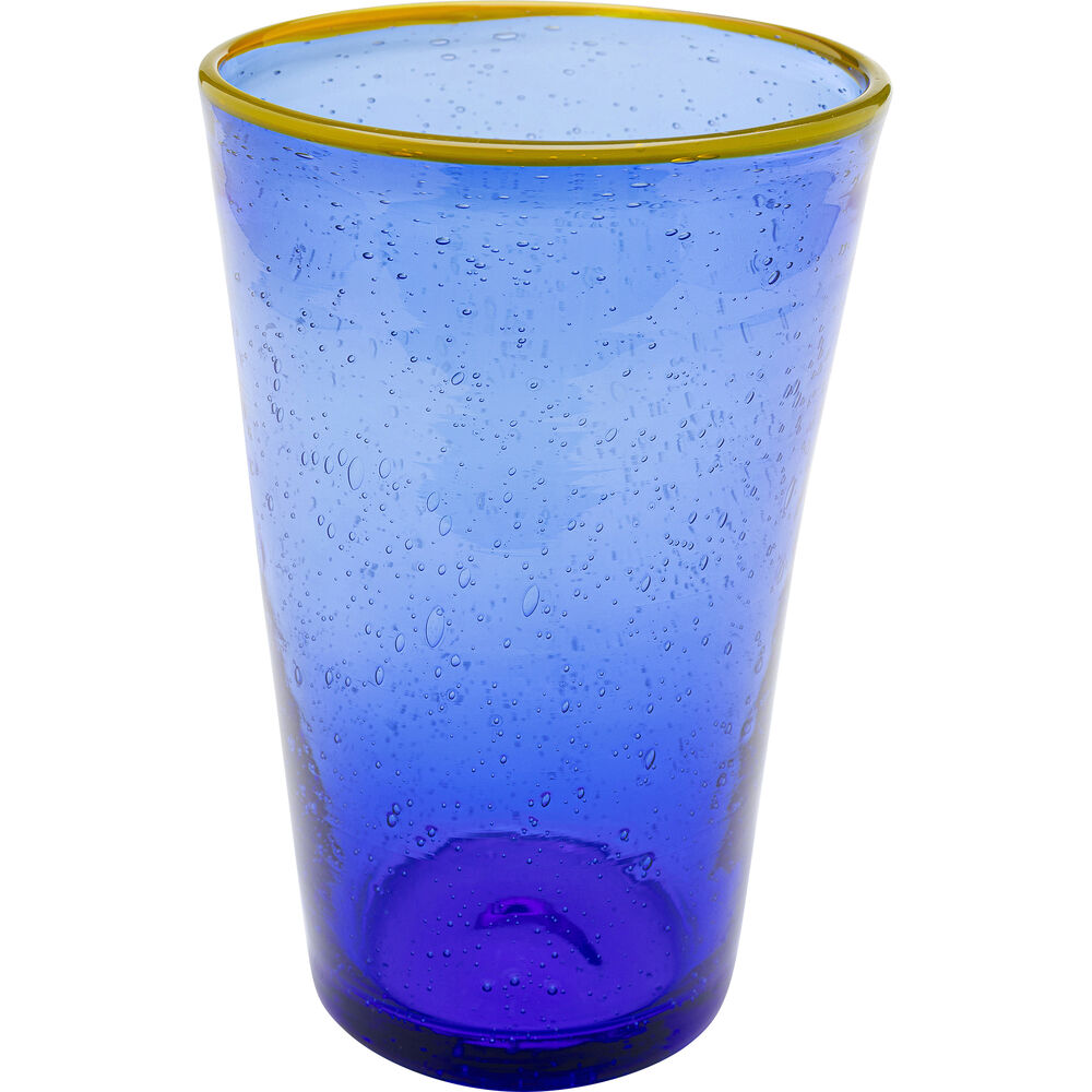 Tumbler Bubbles Blue 14cm (4/Set)