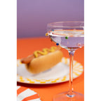 Cocktail Glass Party Dots 19cm (4/Set)