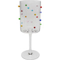 Wine Glass Party Dots 23cm (4/Set)