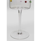 Wine Glass Party Dots 23cm (4/Set)