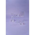 Wine Glass Party Dots 23cm (4/Set)