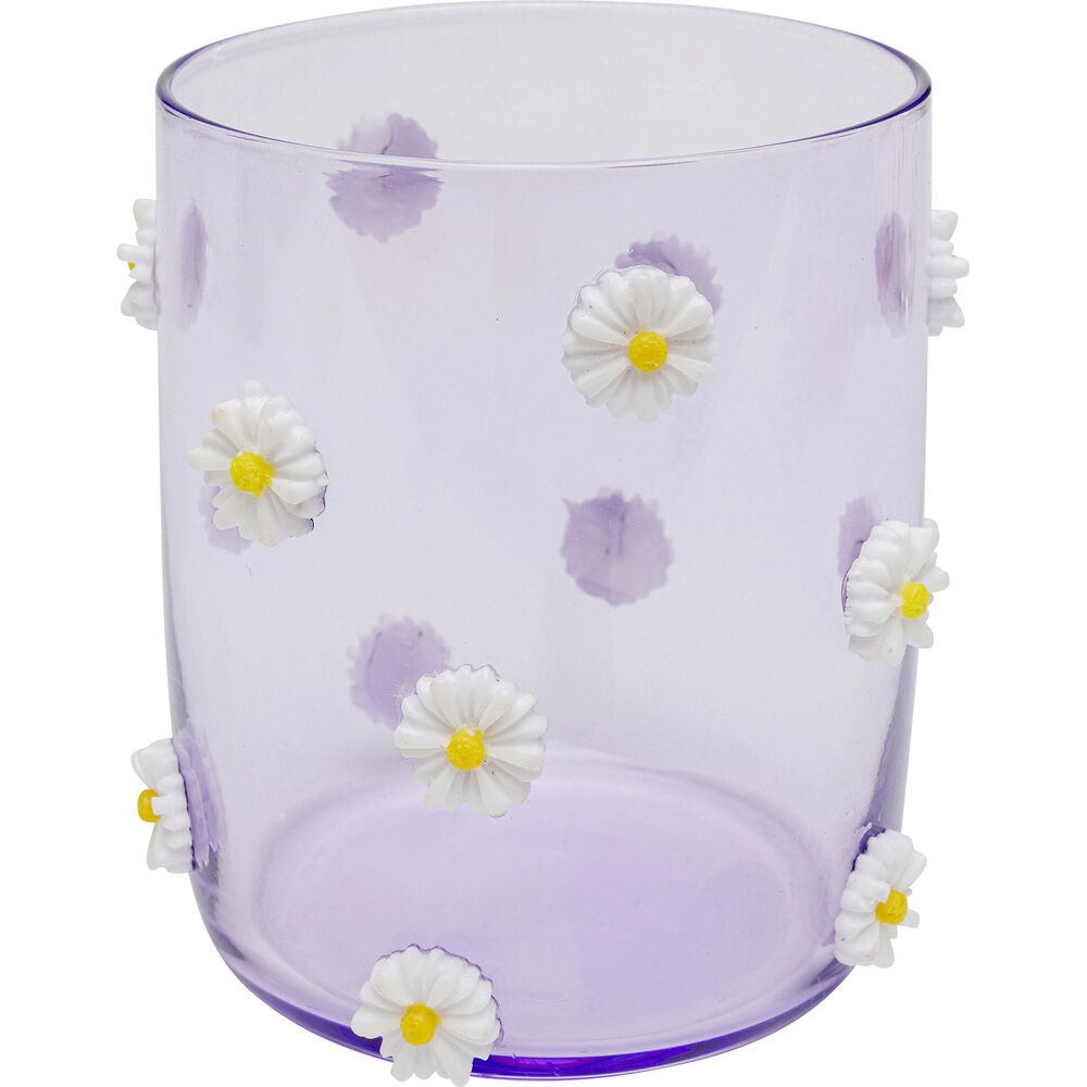 Tumbler Party Flowers 9cm (4/Set)