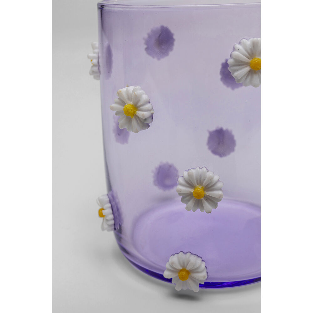 Tumbler Party Flowers 9cm (4/Set)