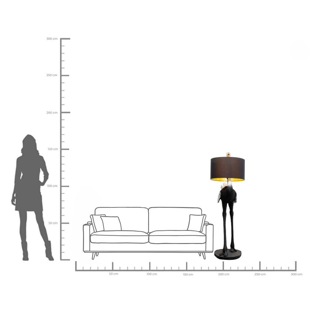 Floor Lamp Animal Ostrich 147cm