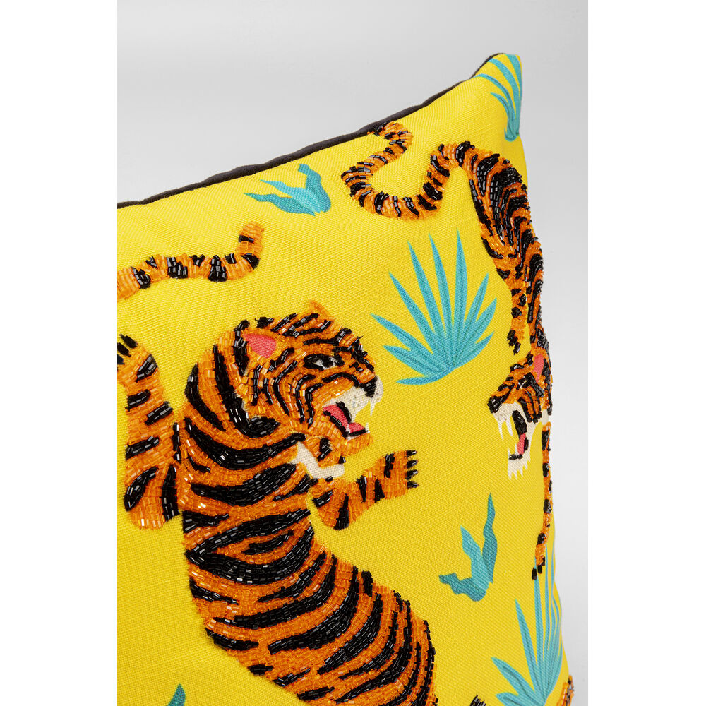 Cushion Tiger Love Yellow 45x45cm