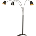 Floor Lamp Cappellino Black Matt