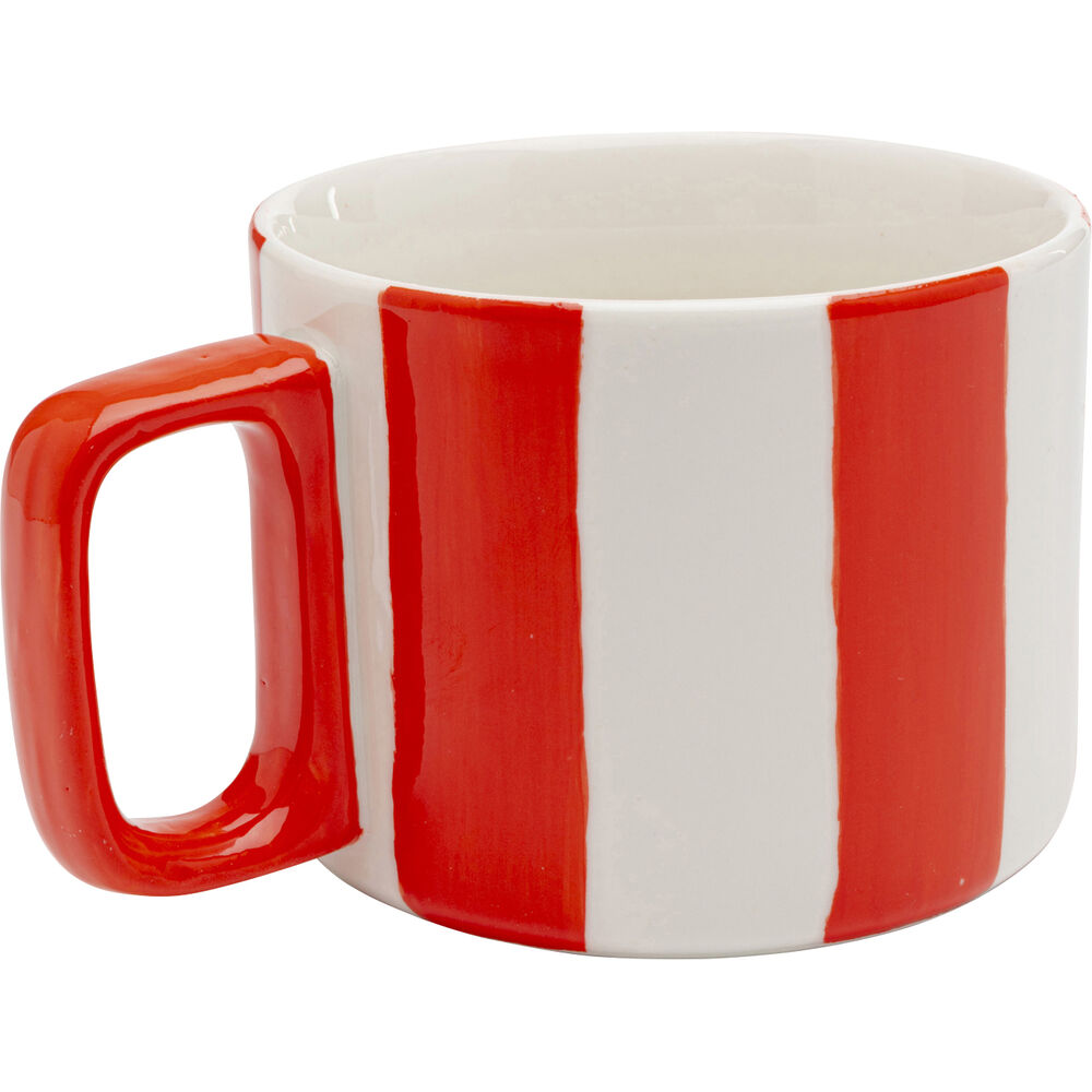 Cup Cocina Stripes Red  (2/Set)