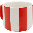 Cup Cocina Stripes Red  (2/Set)