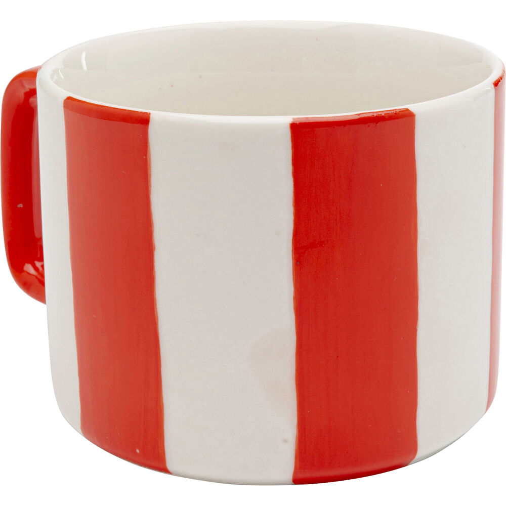 Cup Cocina Stripes Red  (2/Set)