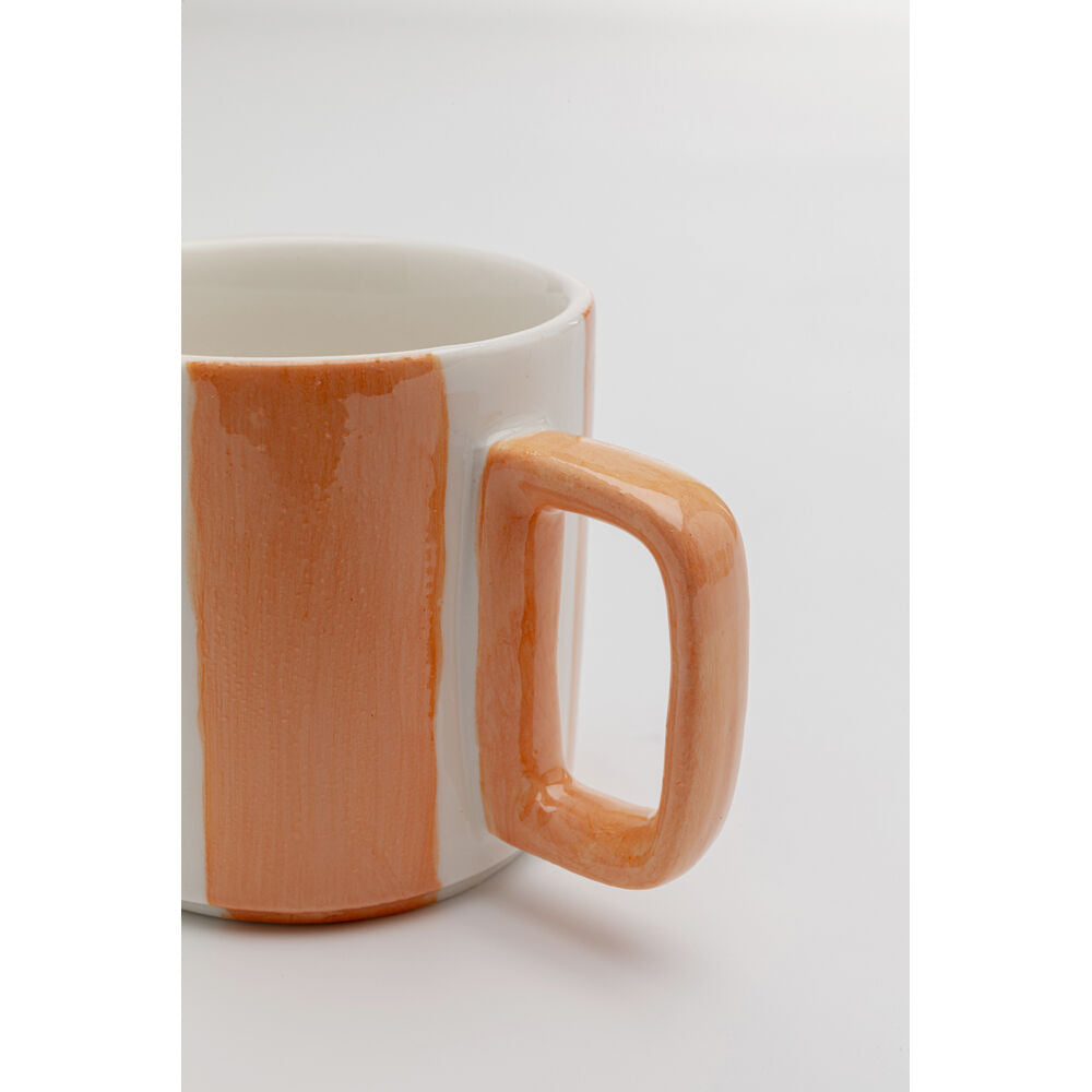 Cup Cocina Stripes Rose (4/Set)