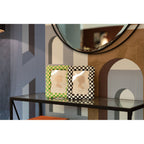 Picture Frame Checker Black 13x18cm