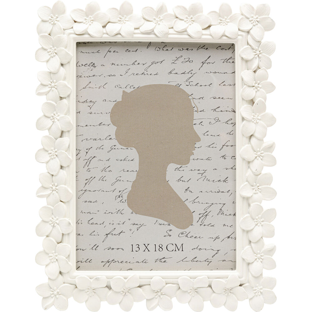 Picture Frame Flores White 13x18cm