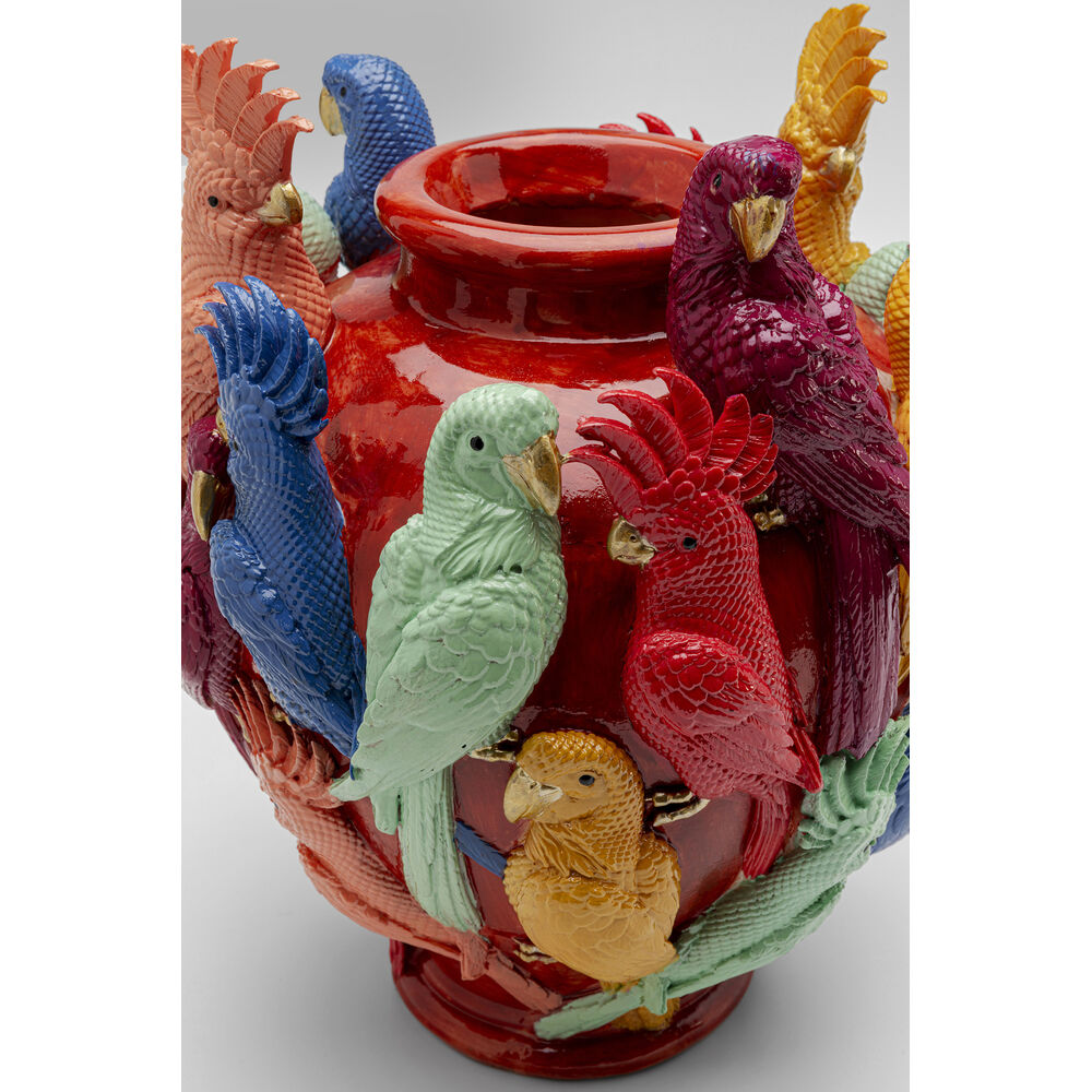 Vase Birds Gossip 35cm colore