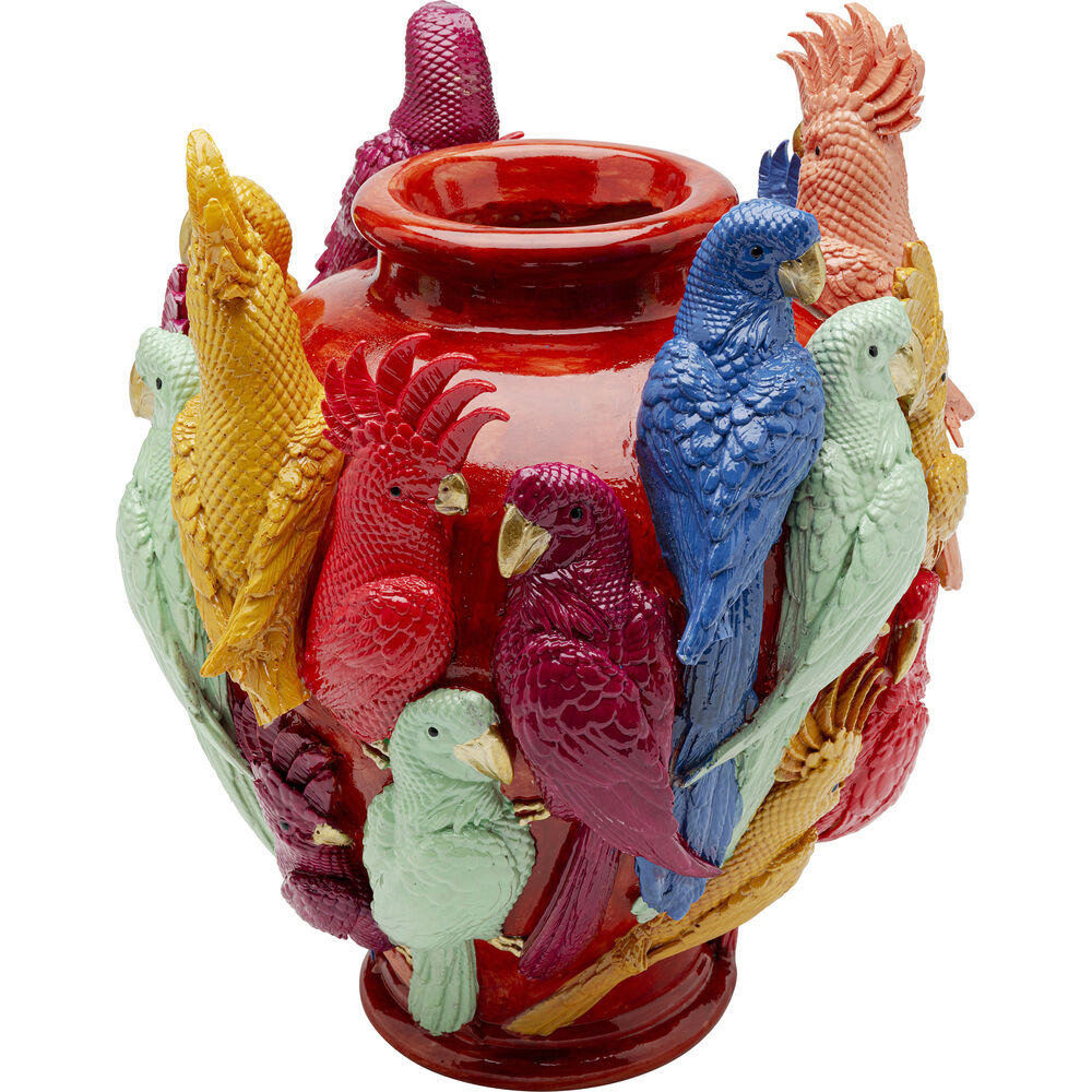 Vase Birds Gossip 35cm colore