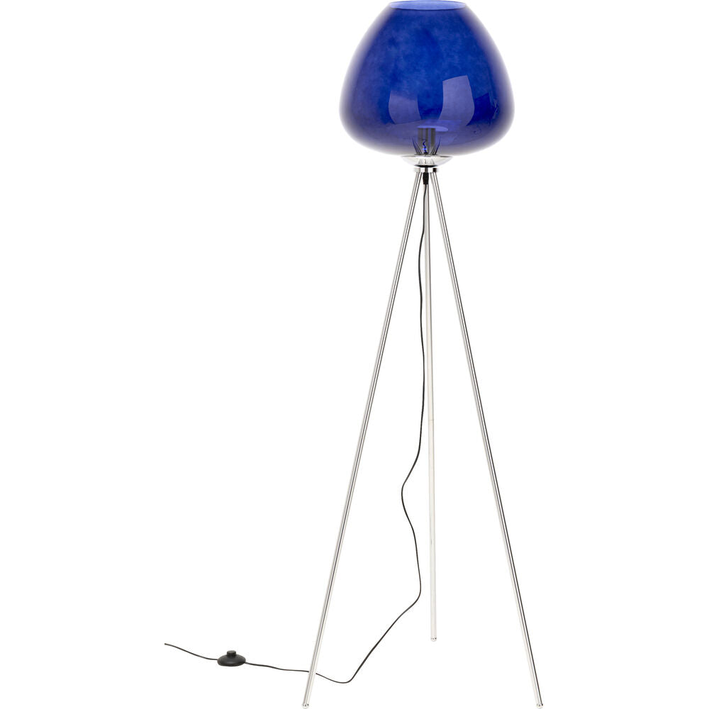 Floor Lamp Sphere Night Blue 146cm