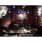 Floor Lamp Sphere Night Blue 146cm